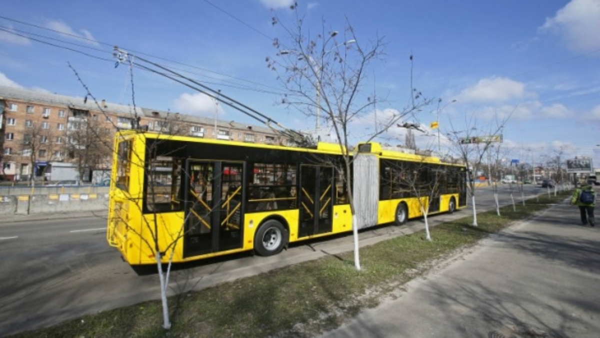 В ночь на 28 июля будет изменен маршрут двух киевских троллейбусов