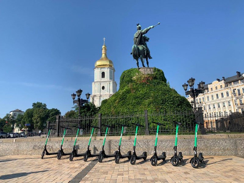 В Киеве перестал работать онлайн-сервис проката самокатов от Bolt