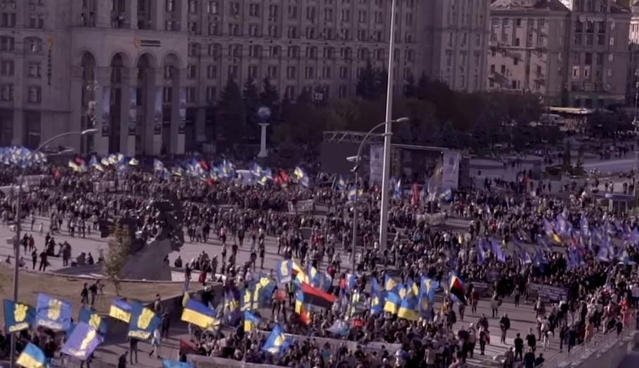 В День Независимости в центре Киева ветераны АТО и волонтеры запланировали проведение альтернативного марша (видео)