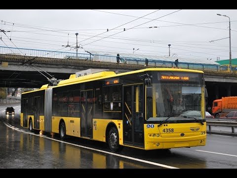 Из-за ремонта на проспекте Бандеры четыре столичных троллейбуса изменят свою работу до 11 ноября