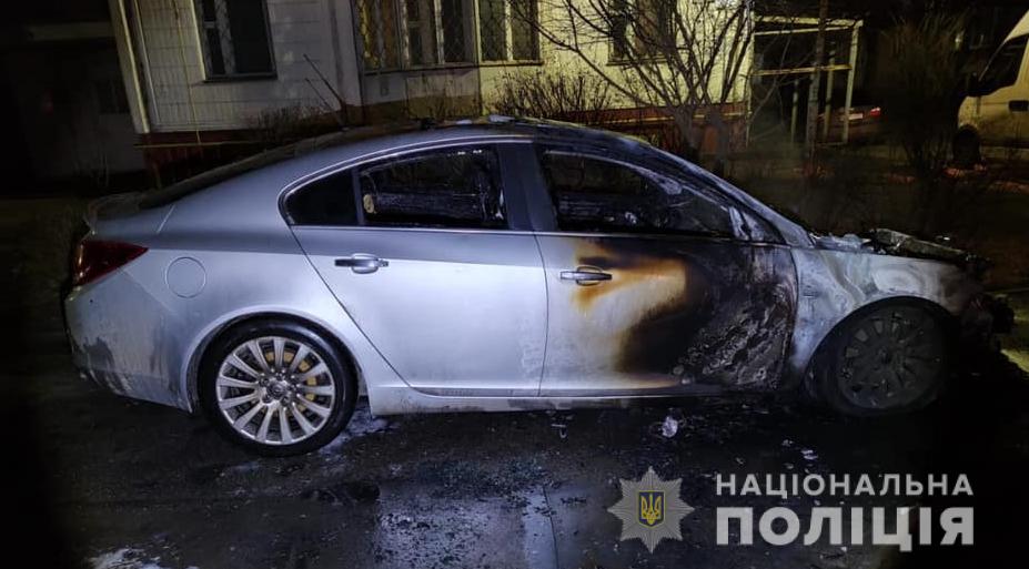 Ночью у бывшей главы поселкового совета Коцюбинского Ольги Матюшиной сгорел автомобиль