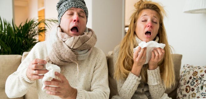 Заболеваемость гриппом и ОРВИ в Киеве увеличилась за неделю на 12%