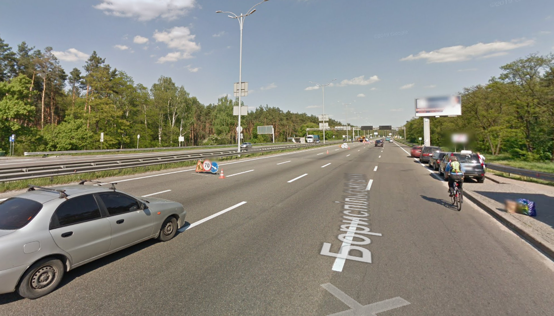 С сегодняшнего дня, 23 июня, на дороге к аэропорту “Борисполь” закрыт проезд в направлении Борисполя