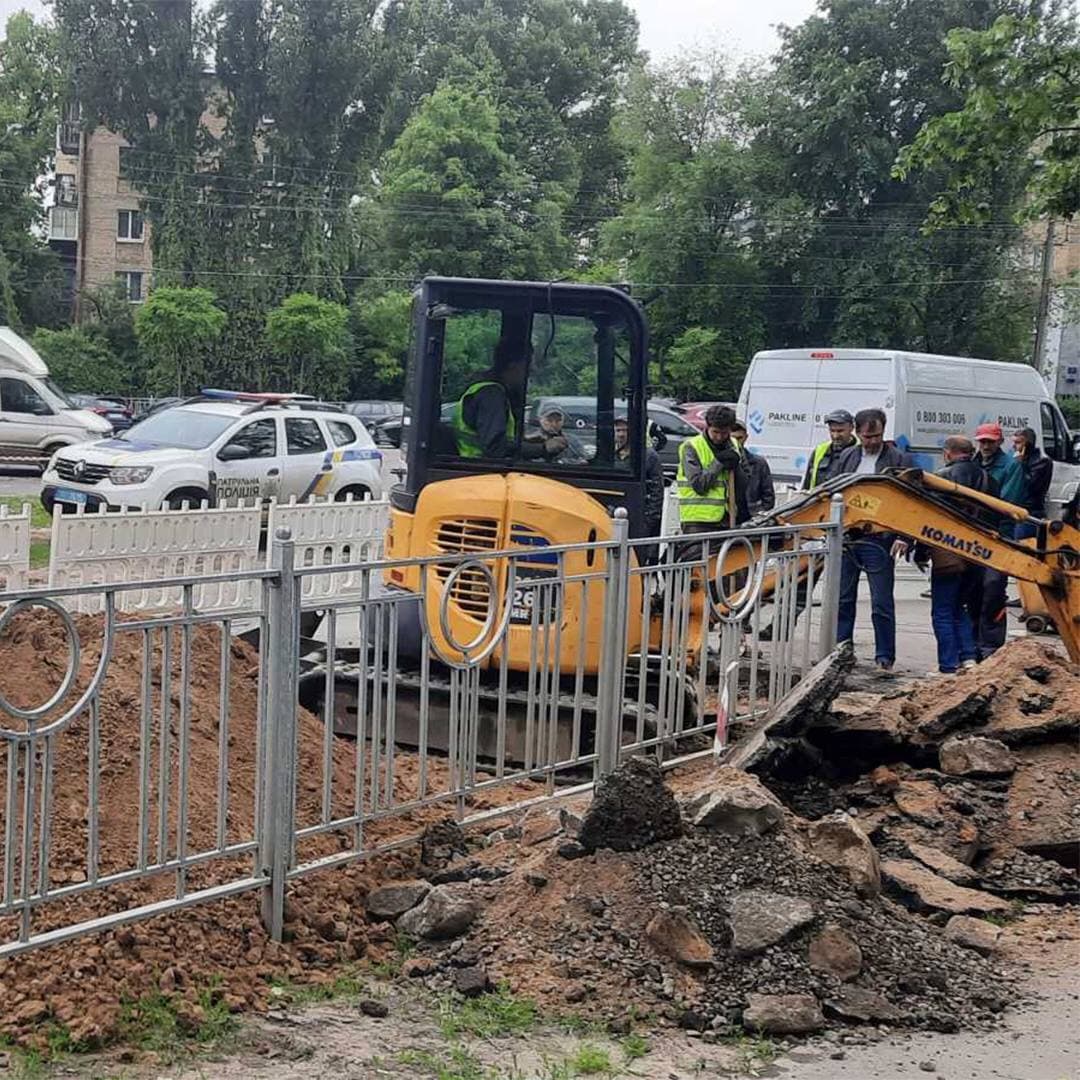 Почти 60 домов в Подольском районе столицы остались без газа из-за повреждения газопровода