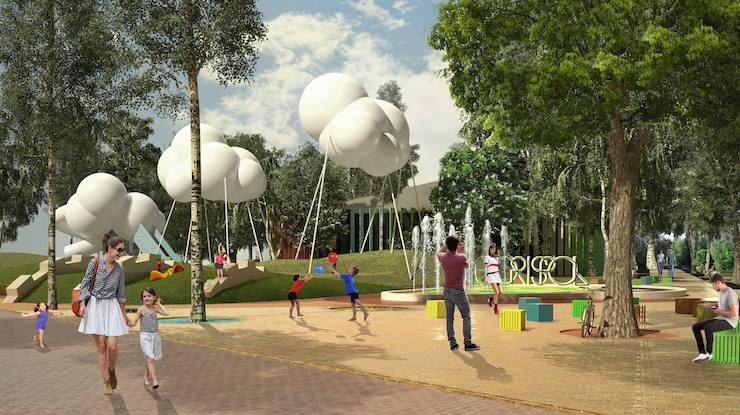 В Борисполе выбрали победителя конкурса проектов реконструкции центрального парка культуры и отдыха