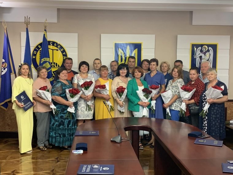 18 сотрудников “Киевгорстроя” отметили по случаю Дня Независимости