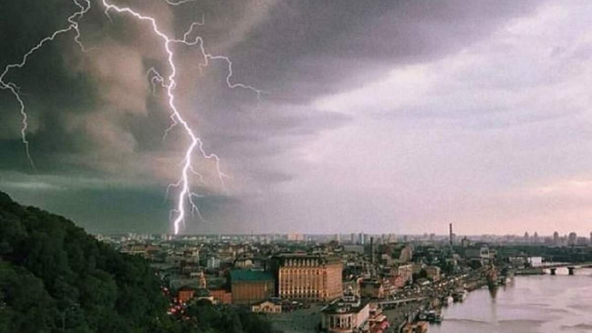 Киевлян предупредили о грозах и шквальном ветре завтра, 6 августа
