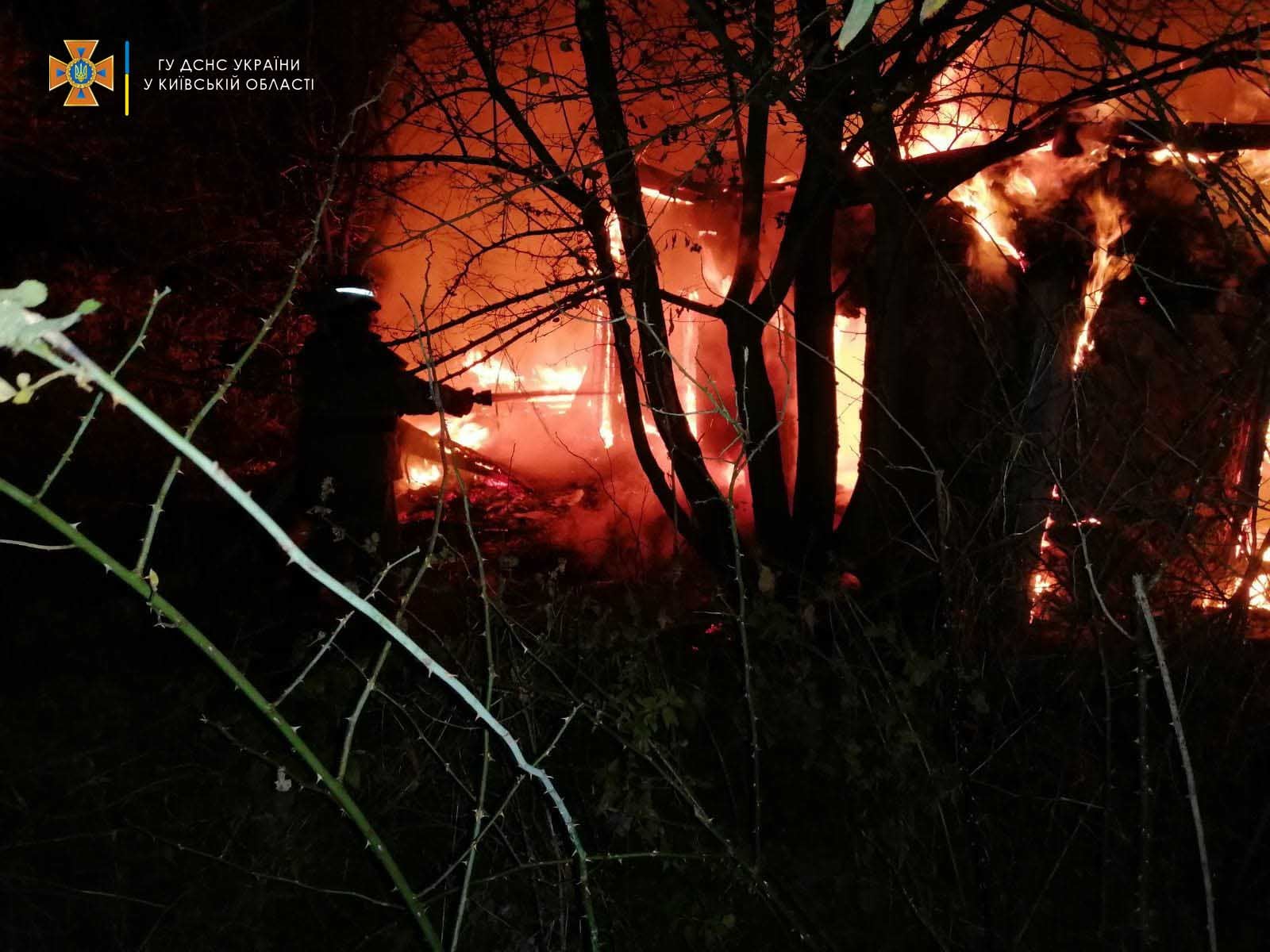 На Київщині в пожежі загинув чоловік