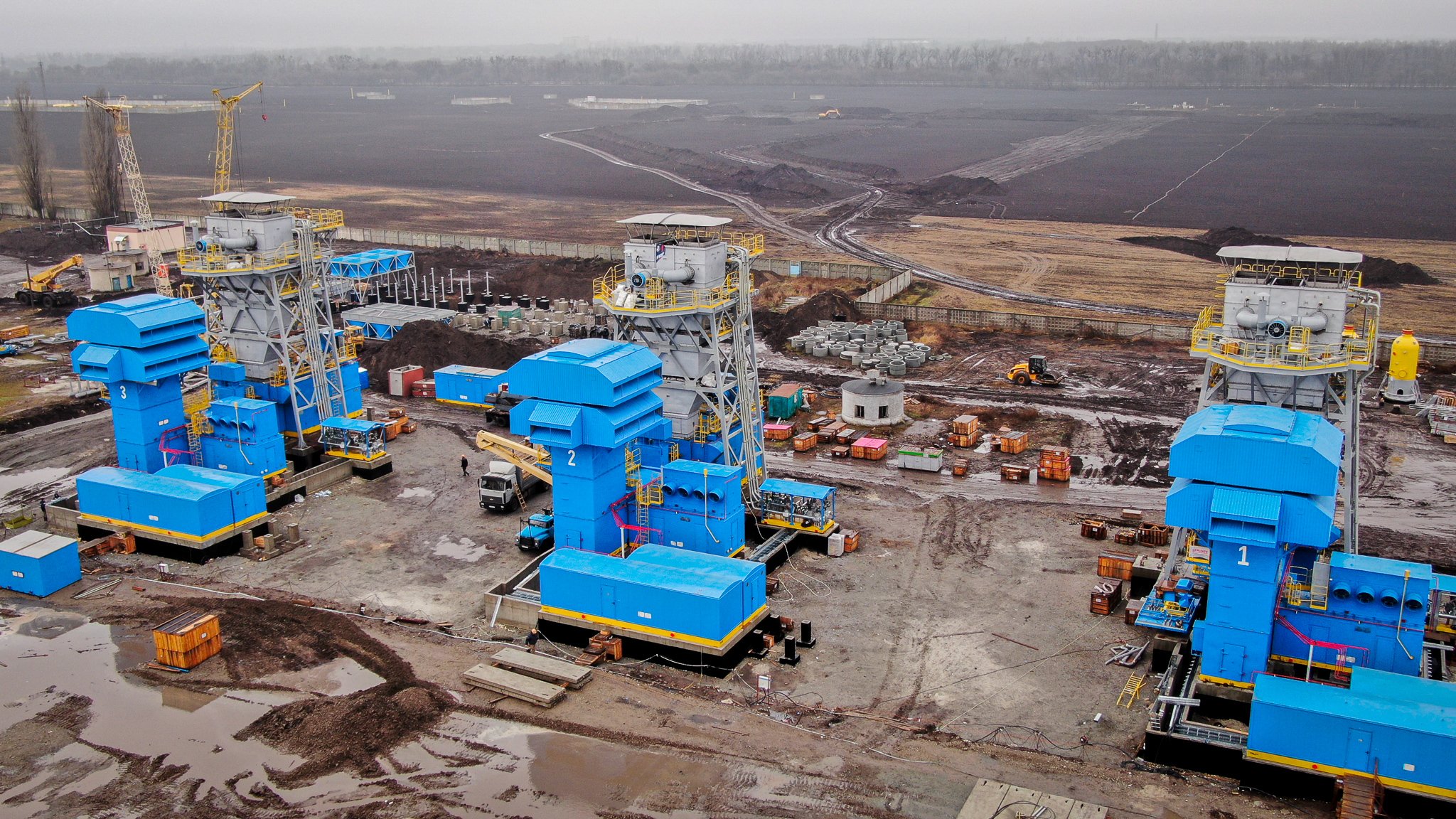 Предприятие “Укроборонпрома” строит в Яготине новую компрессорную станцию ​​для обеспечения Киевщины газом (фото, видео)
