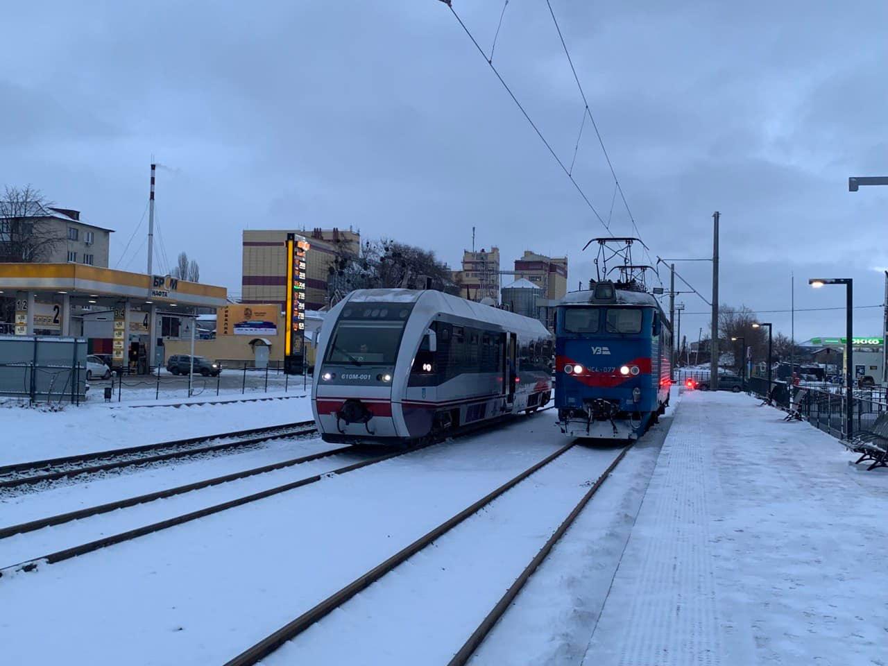 Первый электролокомотив прибыл в Васильков на Киевщине