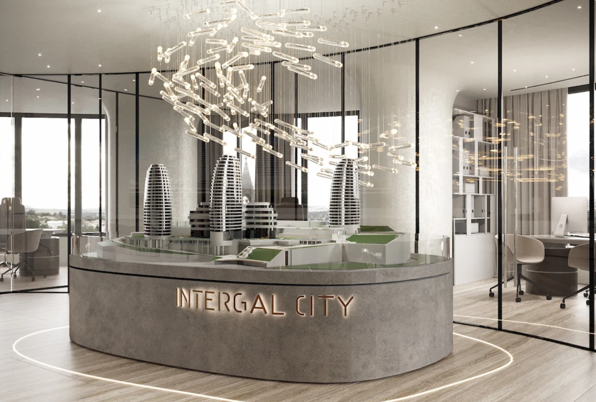 В “Интергал-Буд” представили дизайн нового отдела продаж INTERGAL CITY