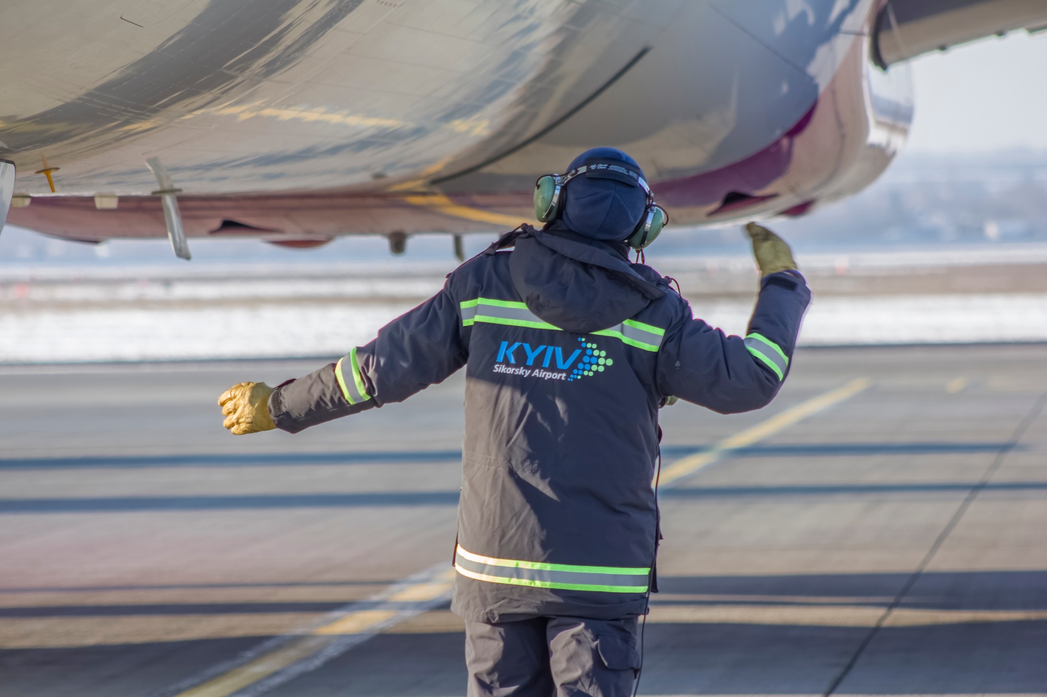 В январе аэропорт “Киев” обслужил почти 2 тысячи рейсов