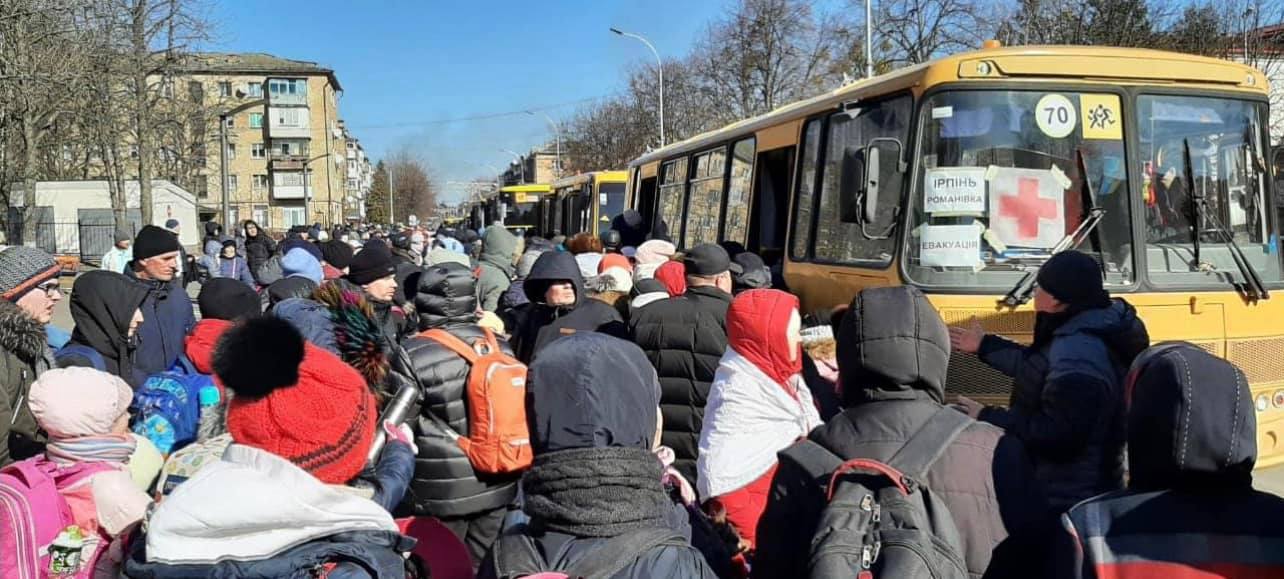 1500 осіб за сьогодні врятовано із окупованих населених пунктів Вишгородщини (відео)