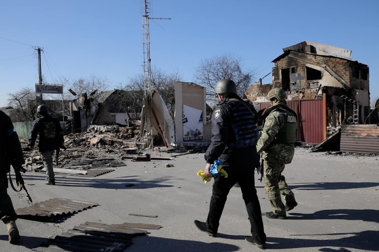 З’явилося відео Макарова на Київщині, де тривали бої проти окупантів