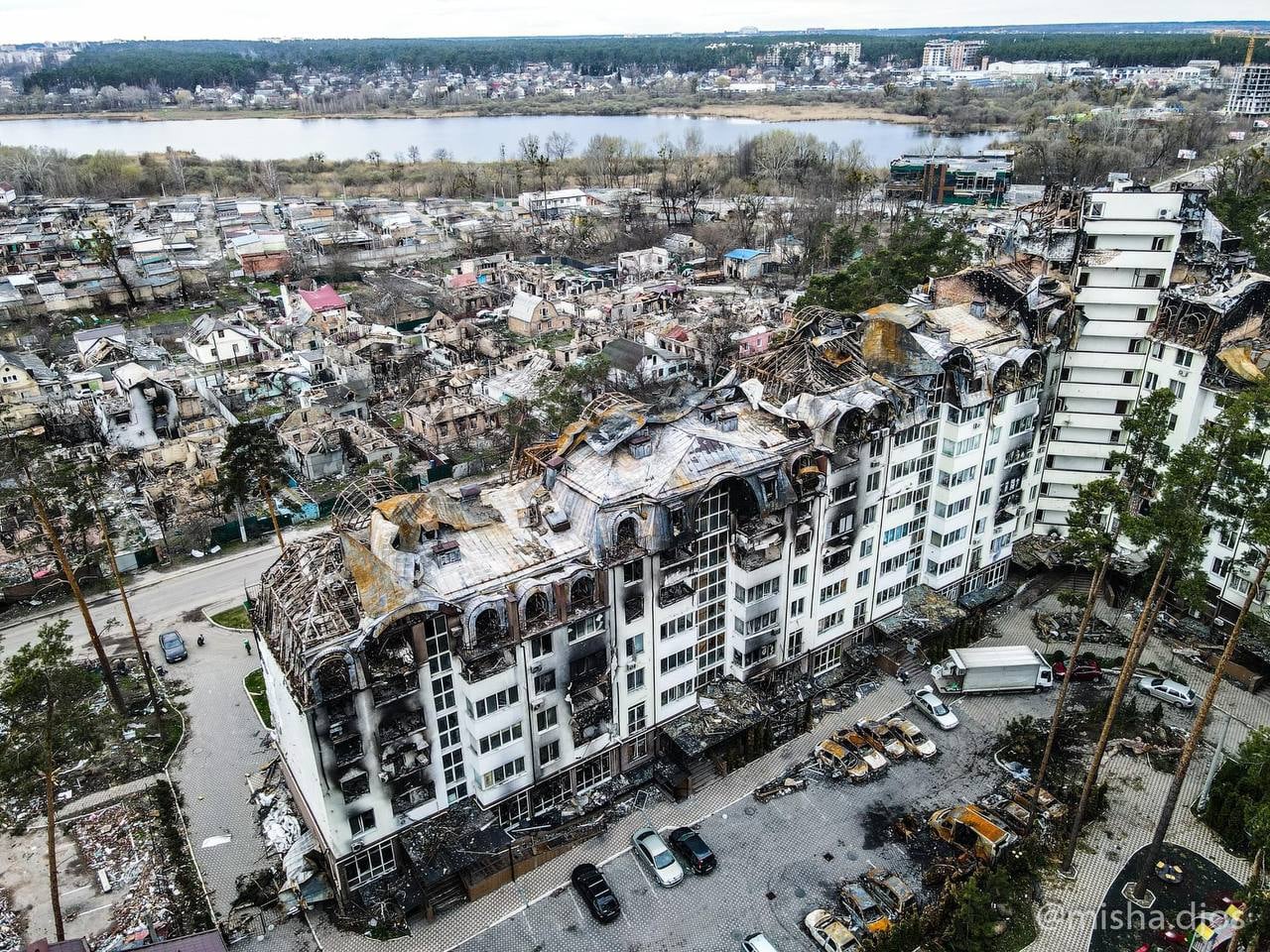 В Ірпені на Київщині пошкоджено понад 71 відсоток території міста, - мер міста