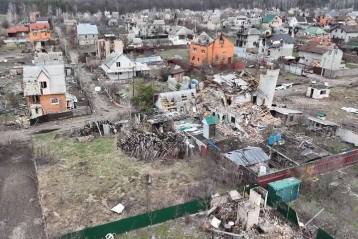 Збитки від війни села Мощун на Київщині становлять майже 1,1 млрд гривень