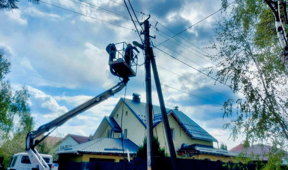 На Київщині без світла залишаються 14,8 тисячі домогосподарств у 27 населених пунктах