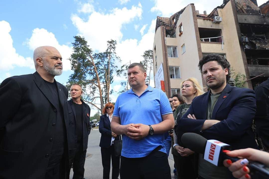 Ірпінь відвідали Прем'єр-міністр Чорногорії Дрітан Абазович та глава уряду Албанії Еді Рама