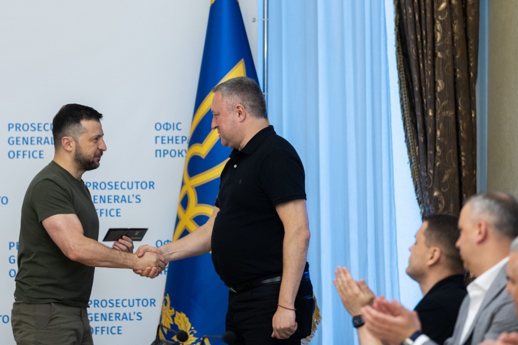 Президент призначив Генпрокурором Андрія Костіна та представив його керівному складу відомства