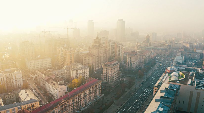 У повітрі Києва відмічено перевищення гранично допустимих концентрацій забруднюючих речовин