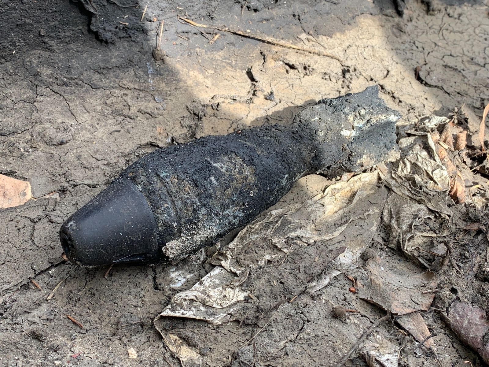 У Броварах на Київщині в каналізації знайшли міну