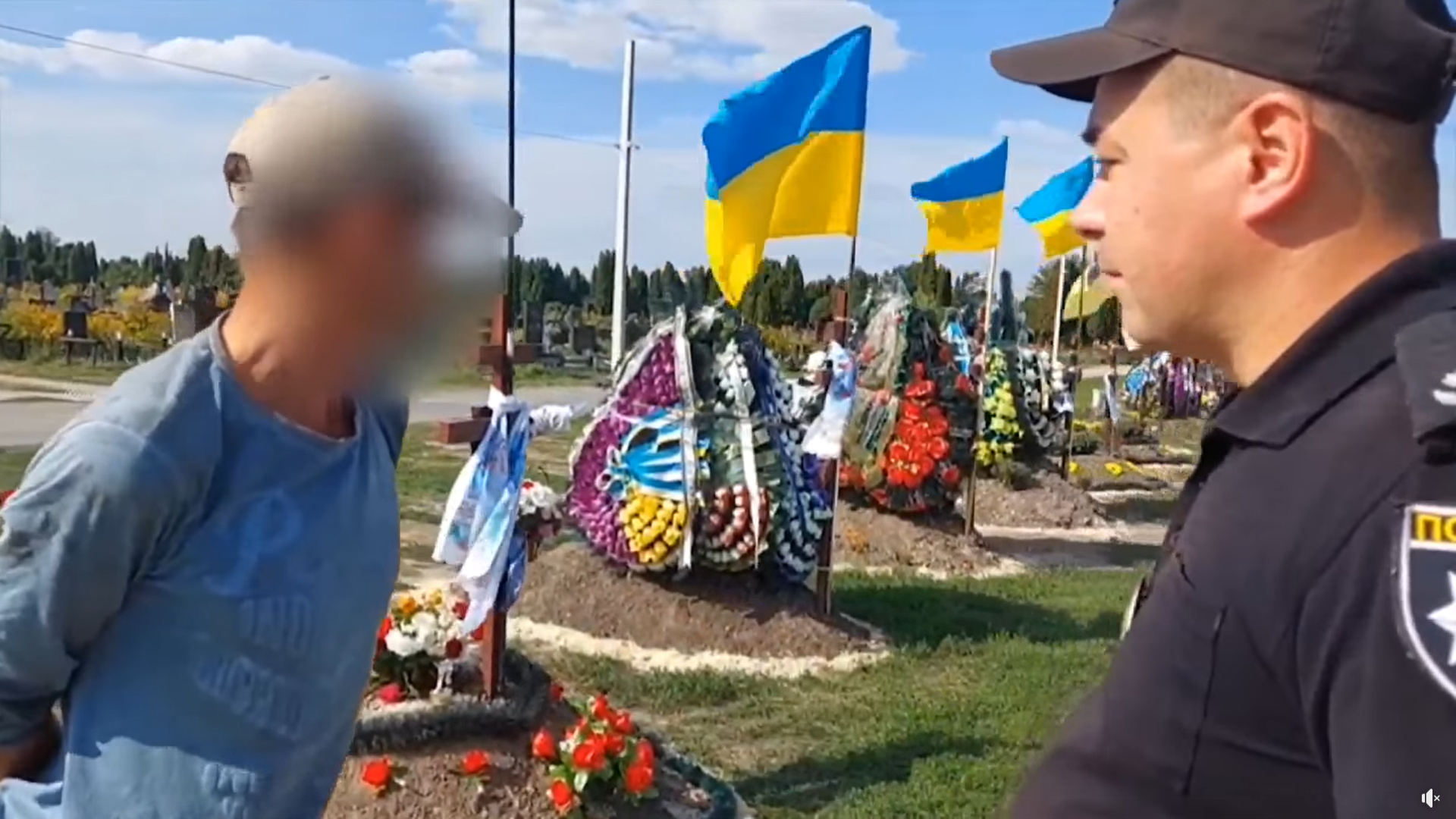 У Білій Церкві встановили особу вандала, який поглумився над могилами українських воїнів