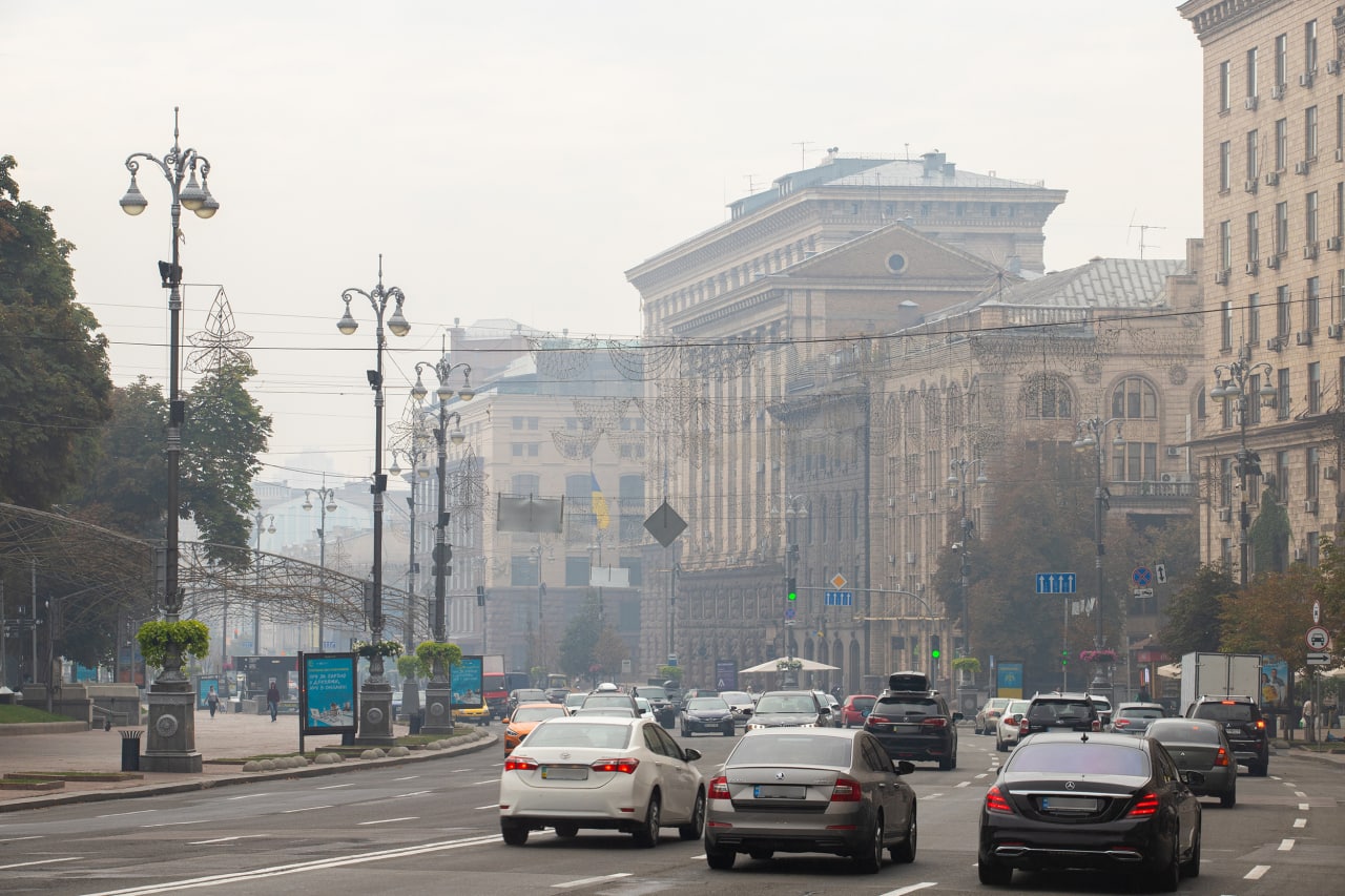 Через пожежі в області у Києві знову спостерігається погіршення якості повітря