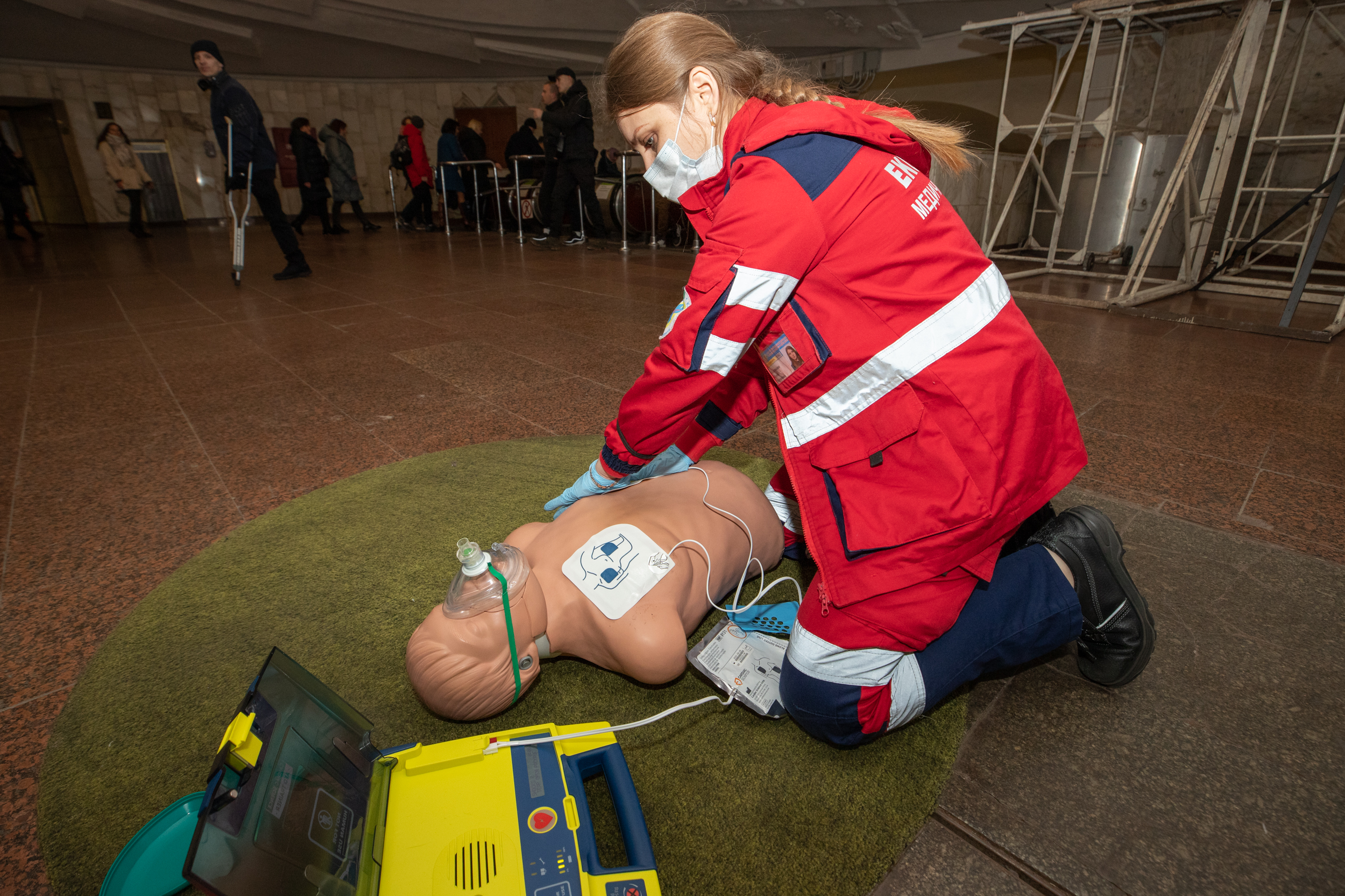 Тренінги з домедичної допомоги на станціях метро проводитимуть кожну третю п’ятницю місяця - КМДА