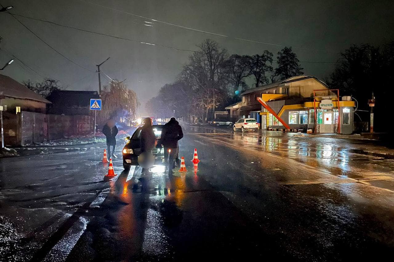 У Броварах за добу трапились дві ДТП на неосвітлених ділянках дороги