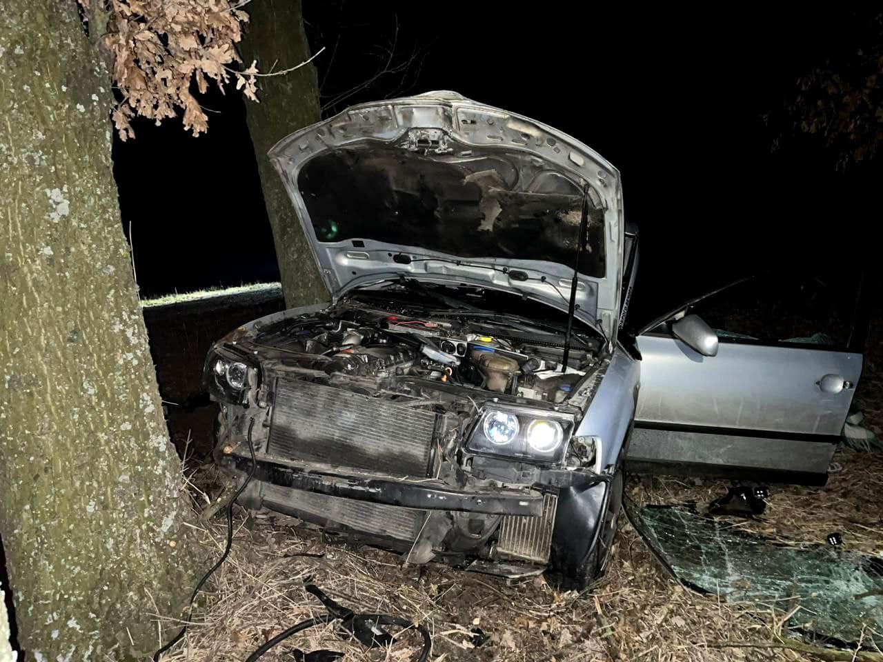 На Білоцерківщині внаслідок зіткнення автомобіля з деревом загинув чоловік