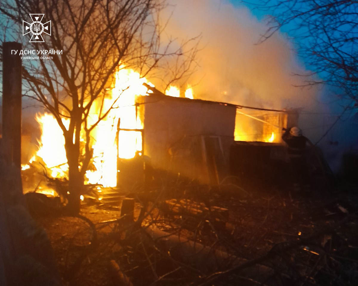 У Вишгороді при пожежі в будинку загинув чоловік