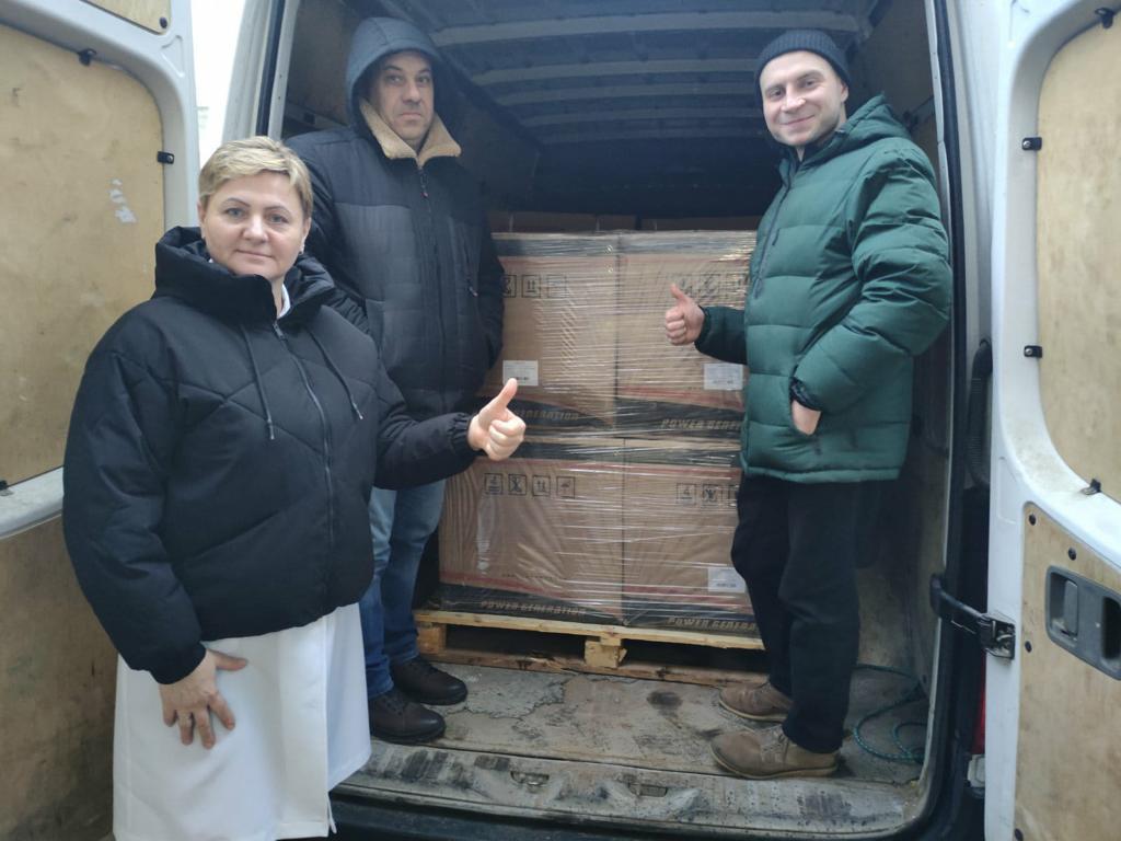 Завдяки допомозі ОАЕ всі лікарні Київщини отримали генератори