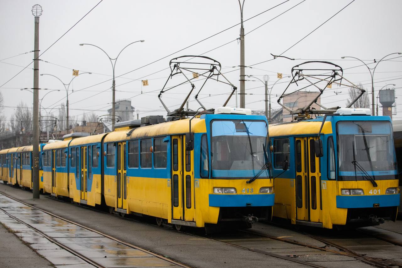 З вівторка у Києві відновлять роботу ще два трамвайних маршрути