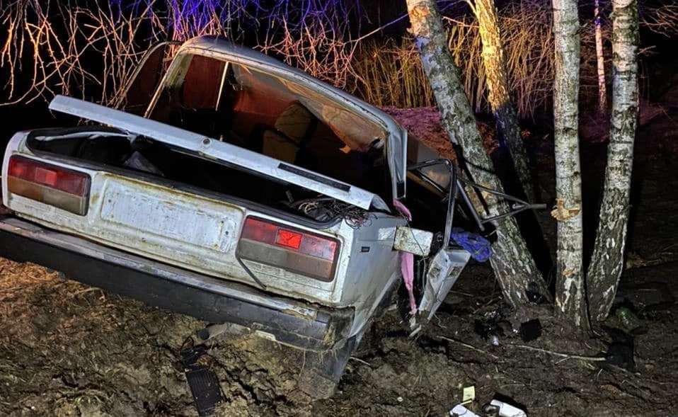 В Іванківської громаді при зіткненні автомобіля з деревом загинув підліток