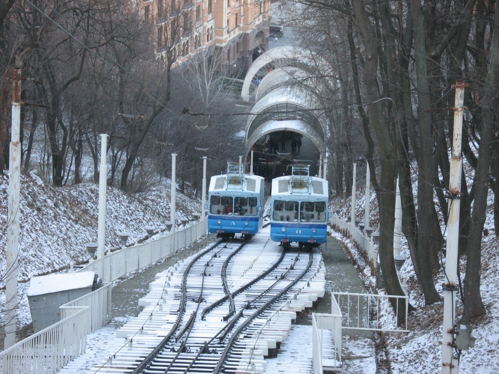 Київському фунікулеру збираються відремонтувати колеса