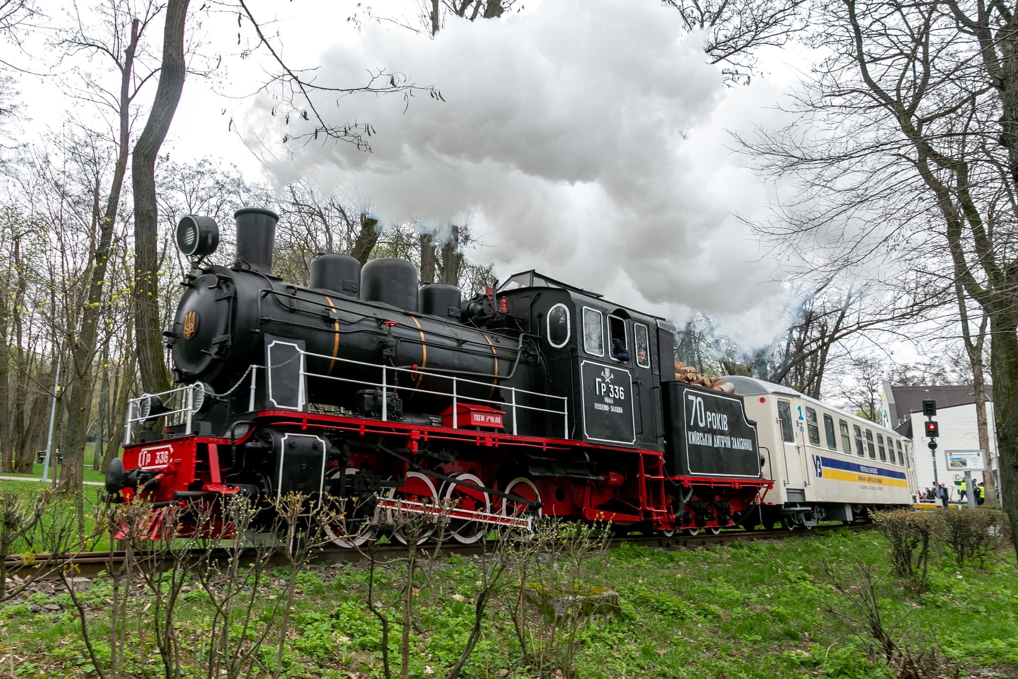 Київська дитяча залізниця відкрила ювілейний сезон (фото)