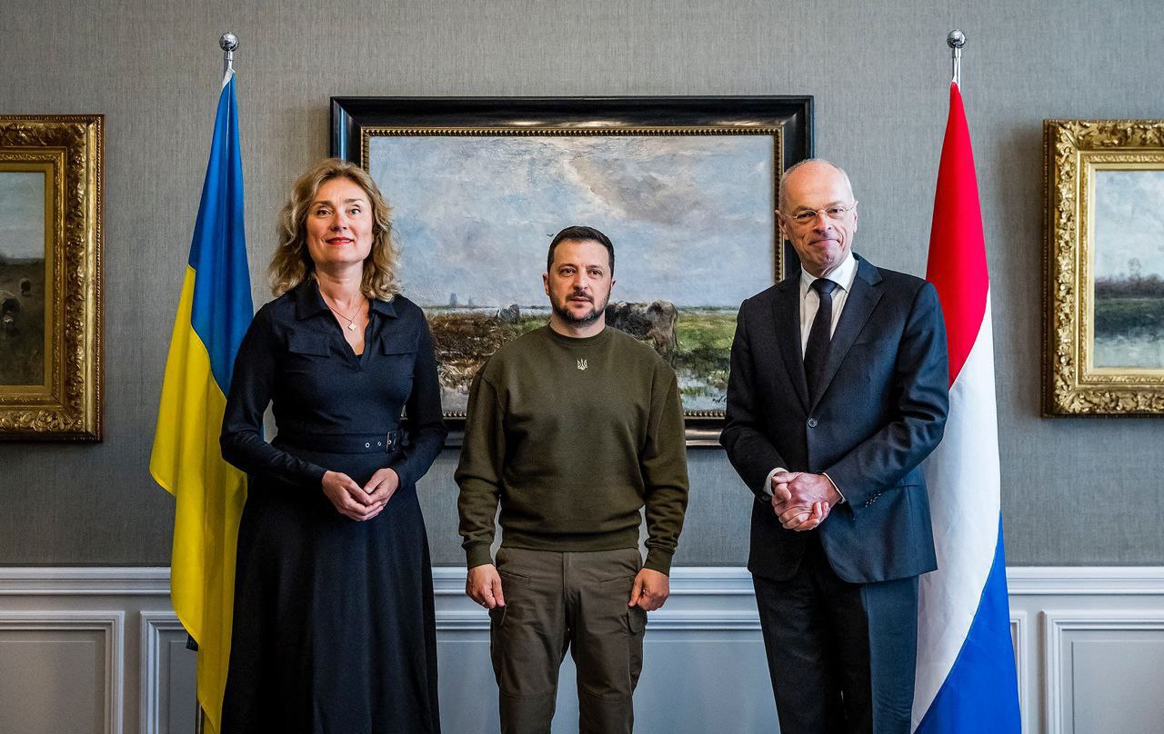 Президент Зеленський з офіційним візитом прибув у Нідерланди