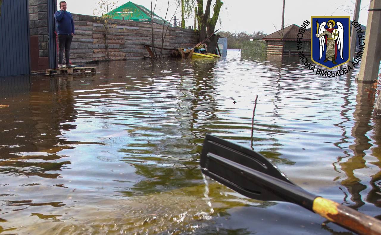 Після вчорашнього збільшення сьогодні рівень води у Києві зменшився на 1 сантиметр, – КМВА