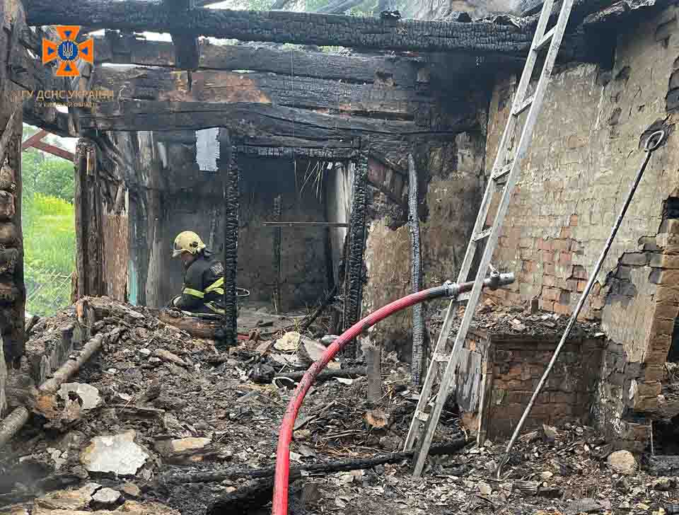 У Яготинській громаді під час ліквідації пожежі в будинку виявили тіло чоловіка