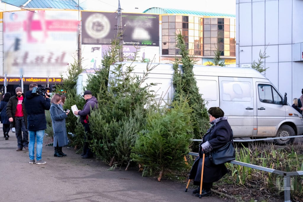 У столиці посилюють охорону хвойних насаджень напередодні Нового року