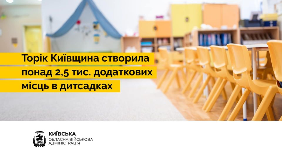 Руслан Кравченко: Київщина торік створила 2,5 тис. додаткових місць в дитсадках