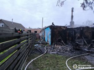 Поліцейські Київщини розслідують обставини пожежі