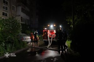 На столичній Русанівці при пожежі у квартирі загинули дві людини