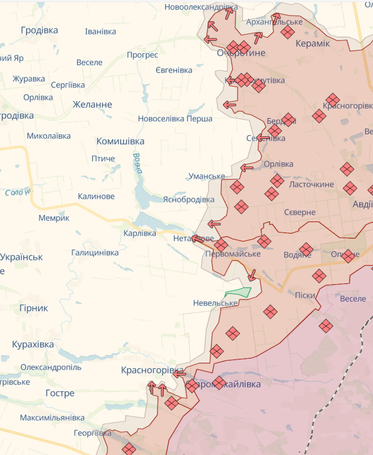 На Авдіївському напрямку захисниками відбито 27 атак окупантів, - Генштаб ЗСУ