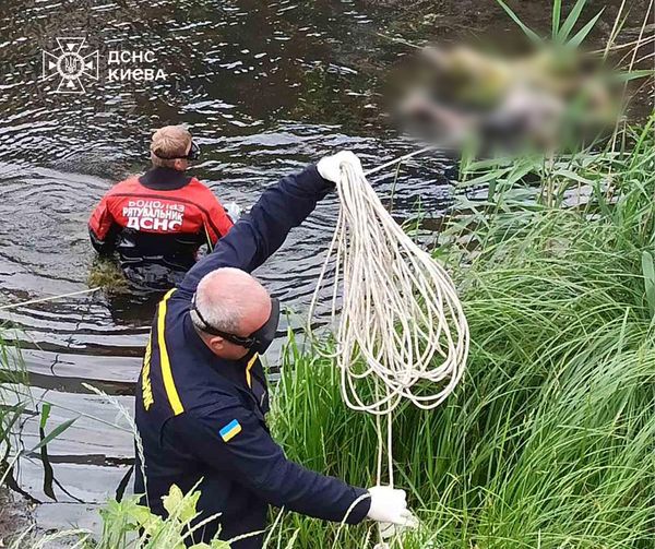 У Солом'янському районі водолази-рятувальники дістали тіло людини з озера