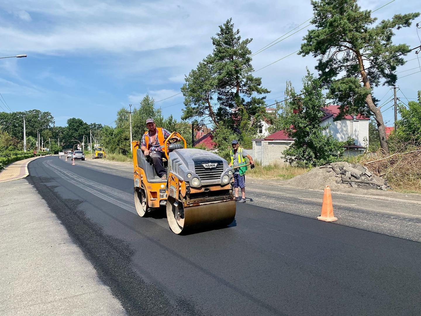 У Ворзелі частково обмежено рух транспорту по вулиці Київській