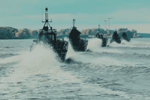 ВМС ЗСУ провели навчання сил і засобів Річкової флотилії на Дніпрі (відео)