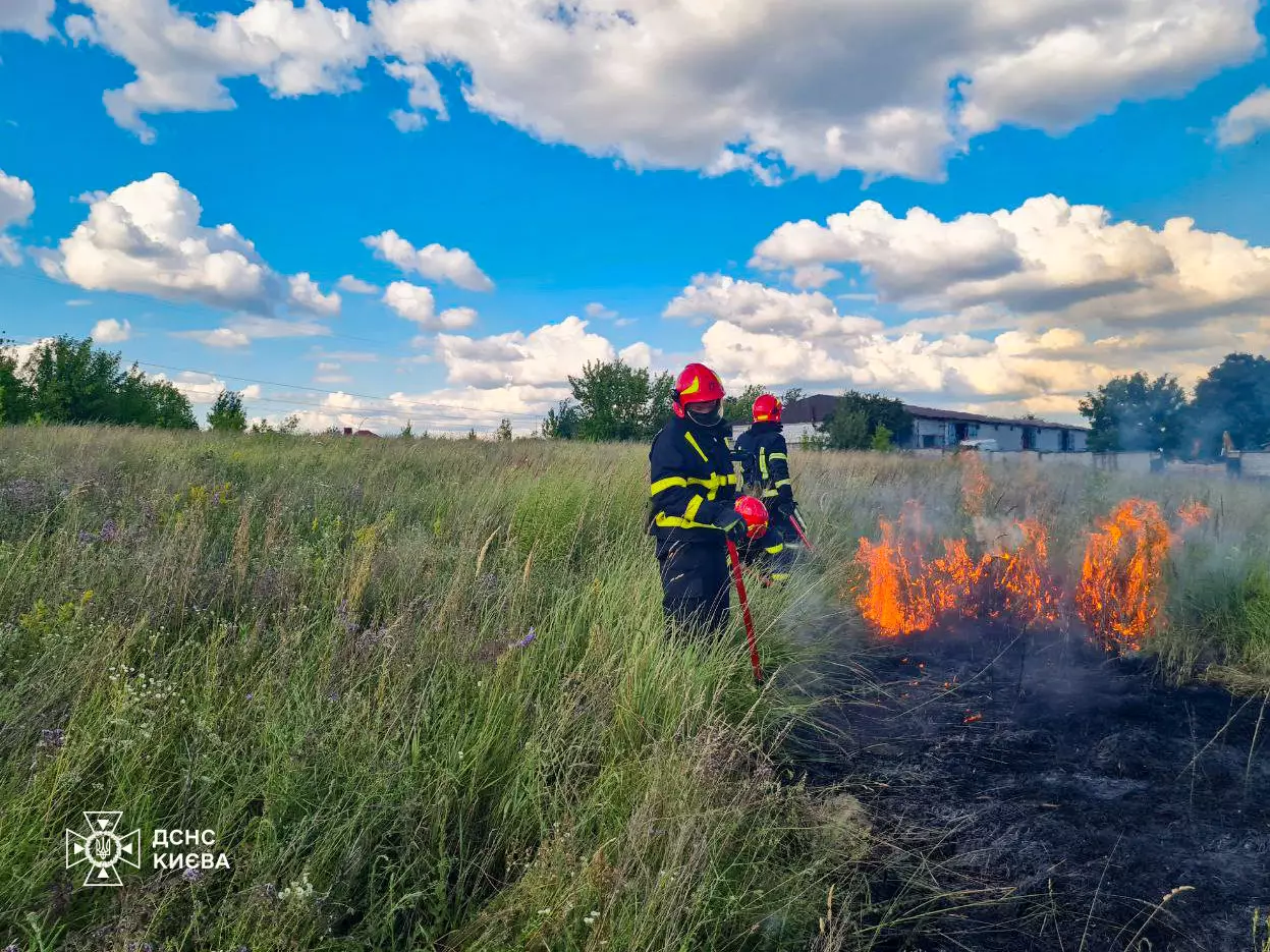 На Київщині до 9 липня очікується надзвичайний рівень пожежної небезпеки