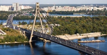 У Києві до 15 жовтня обмежать рух транспорту на Північному мосту ділянкою через Дніпро (схема)