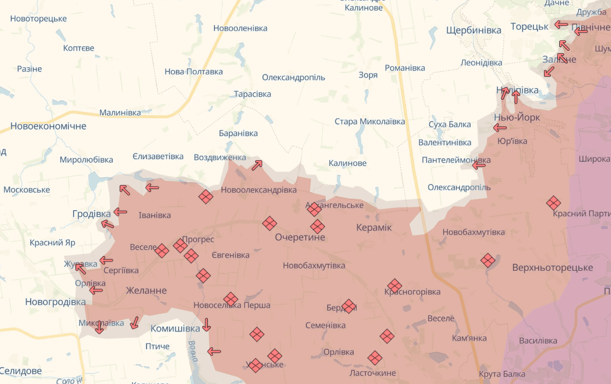 Від початку доби відбулося 78 бойових зіткнень, - Генштаб ЗСУ